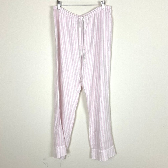 Victoria's Secret Other - 2/$30 Victoria's‎ Secret Pink White Striped Pajama Pants Large
